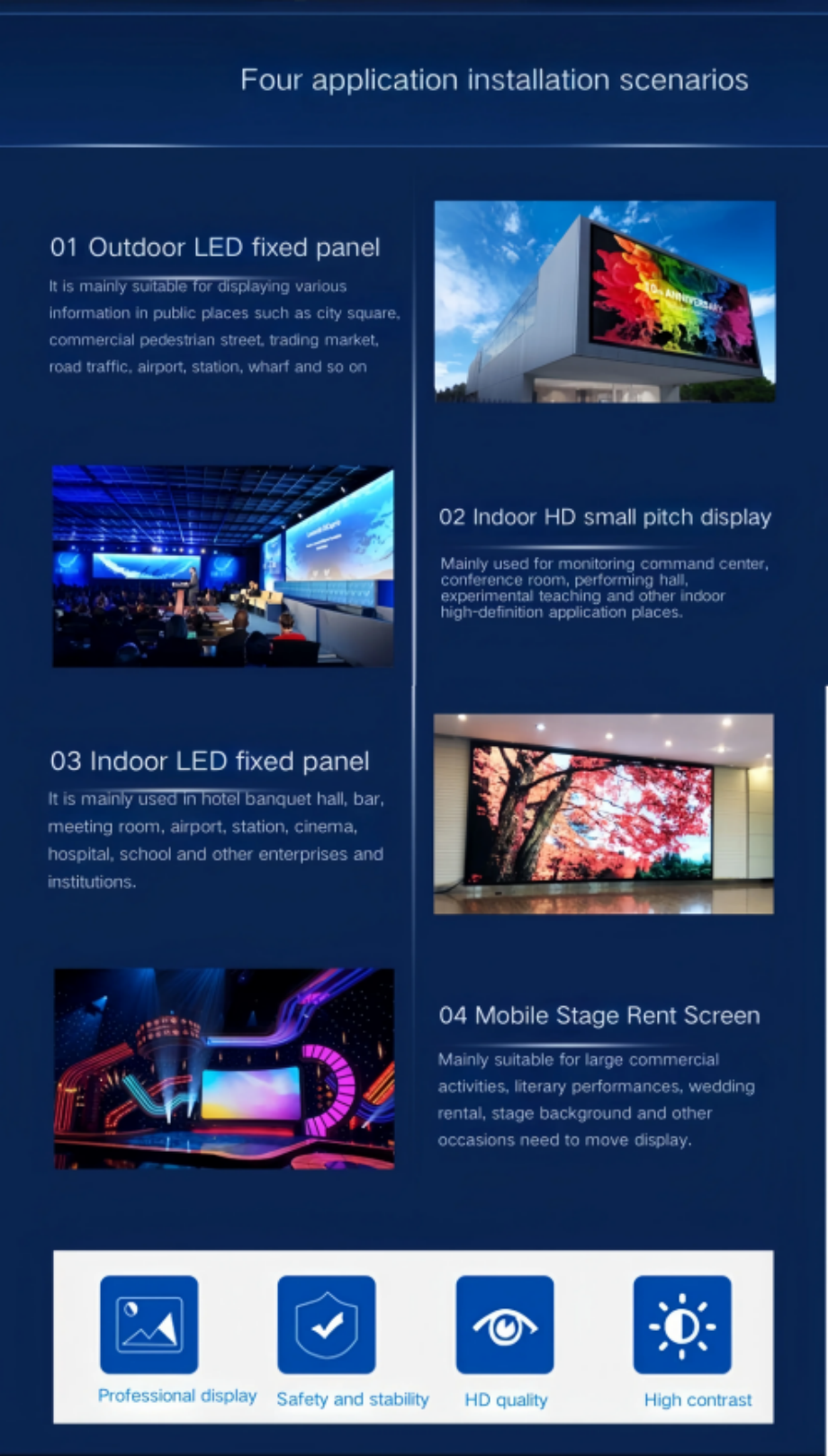 Rental Billboard P3.91 Led Screen Panel Video Indoor For Advertising ...