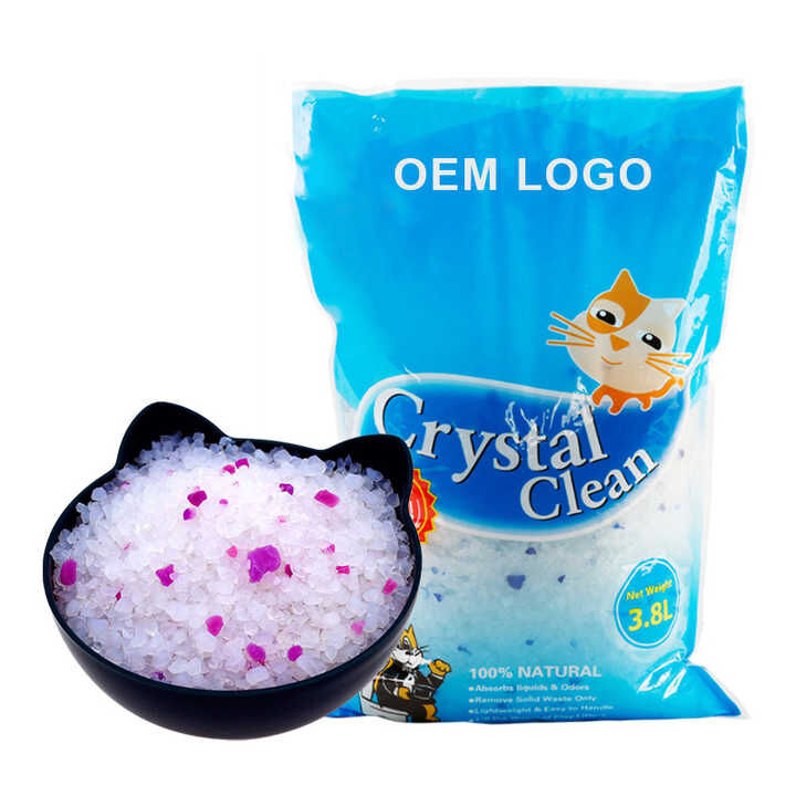 View of High Quality Silica Cat Litter Healthy Clean Clumping Litter Cats ...