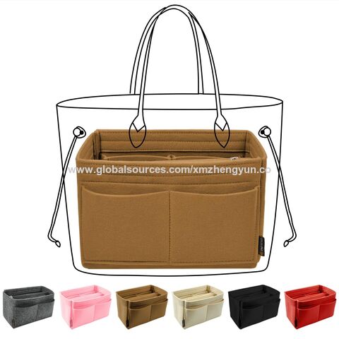 Handtaschen Organizer Einsatz, Filz Tote Bag Organizer Einsatz mit 5 Größen, Handtaschenteiler mit GEWEBE MIT GRS