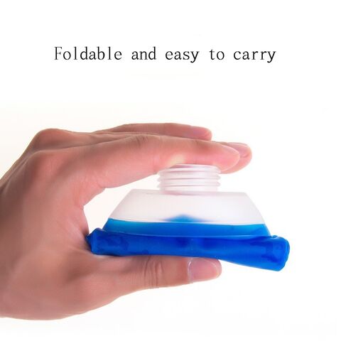 OEM/ODM Faltbare Trinkflasche, Weiche Wasserflasche zum Laufen, Wandern, Radfahren, Sport, TPU Faltflasche