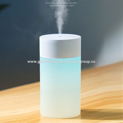 Portable 260ml Humidifier Usb Ultrasonic Dazzle Cup Air Diffuser Cool Mist Maker Air Humidifier Purifier White USB Plug Manual