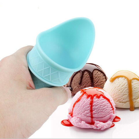 Cone Ice Cream Holder, Ice Cream Cup, Cone Shaped Ice Cream Holder, Reusable Ice Cream Holder
