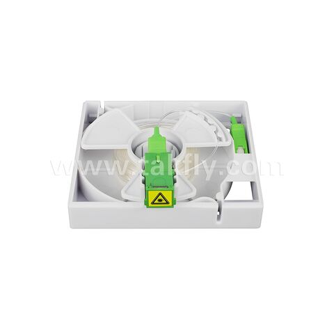 صندوق إنهاء الألياف البصرية OEM SC Simplex / LC Duplex مع محول لـ FTTX FTTH مركز البيانات