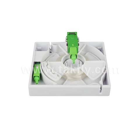 صندوق إنهاء الألياف البصرية OEM SC Simplex / LC Duplex مع محول لـ FTTX FTTH مركز البيانات