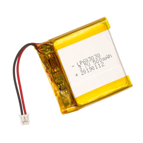 بطارية ليثيوم بوليمر 3.7 فولت، 603030 500 مللي أمبير في الساعة لأجهزة GPS، MP3/MP4/MP5/الكتب الإلكترونية