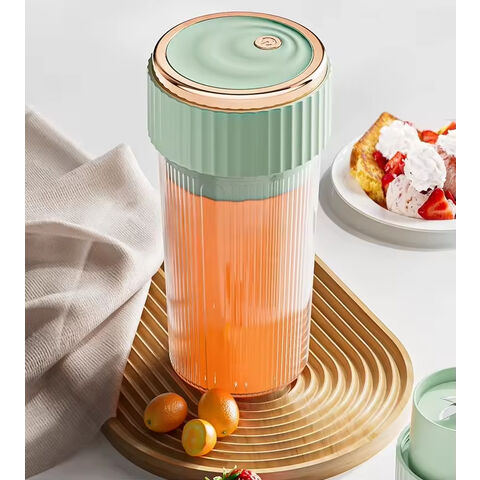 Mini Electric Juicer Cup 450ML Kitchen Machines Portable Mixer Blender USB Fresh Fruit Juice Maker Juicer with 6 Blades