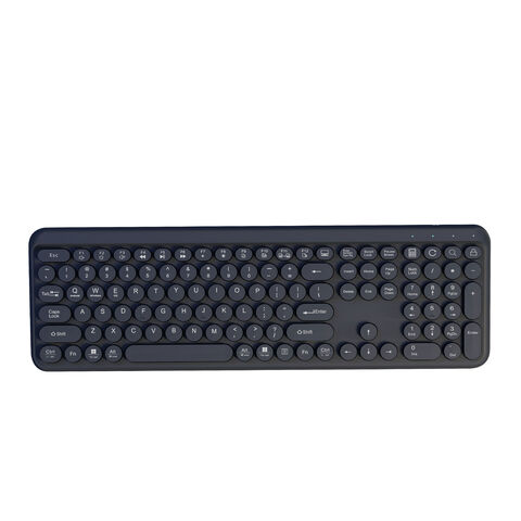 Teclado inalámbrico Bluetooth 2.4GHz multifuncional y colorido de última generación 2025 para oficina en casa, superventas