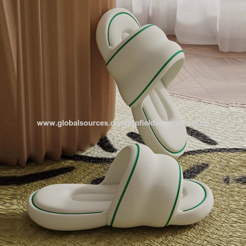 Nouvelles Sandales d'été Eva pour Femmes, Tongs Silencieuses, Haut de Gamme, Souples, Antidérapantes en Caoutchouc pour Intérieur et Extérieur, Maison et Salle de Bain