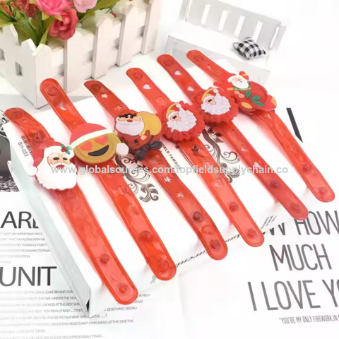LED Kids Toy Cartoon Watch Flash Wristband Luminous Led Light Up Toys Bracelet Rubber Small Toys Children Gifts Light Up Bracelet