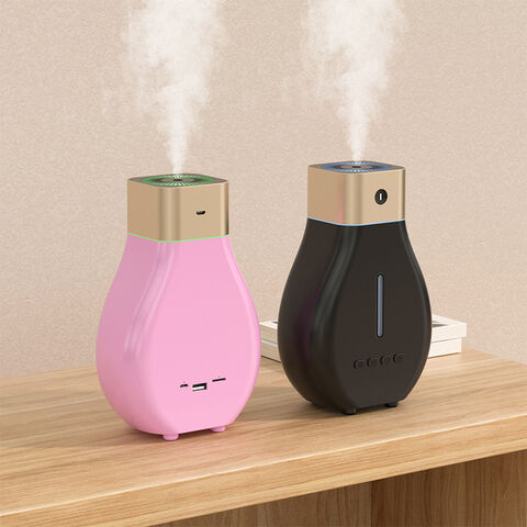 Humidificador USB con Silenciador, Aromaterapia, Portátil, Gran Nebulización, Purificación para Oficina, Escritorio y Coche