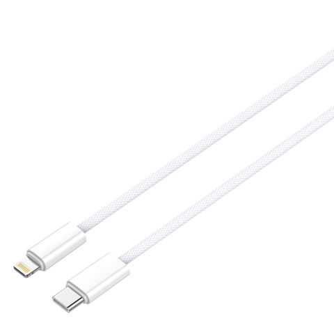 Câble de Charge Rapide tressé LDNIO LC901C PD 65W USB C vers Type C 5A avec Gaine TPE, 1M et 2M, Câble de Données pour Téléphone et Type-c