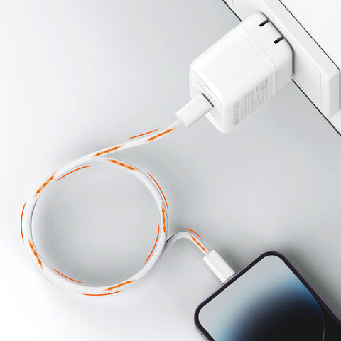 Câble de Charge Rapide tressé LDNIO LC901C PD 65W USB C vers Type C 5A avec Gaine TPE, 1M et 2M, Câble de Données pour Téléphone et Type-c