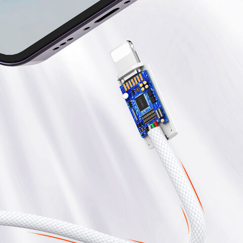 Câble de Charge Rapide tressé LDNIO LC901C PD 65W USB C vers Type C 5A avec Gaine TPE, 1M et 2M, Câble de Données pour Téléphone et Type-c