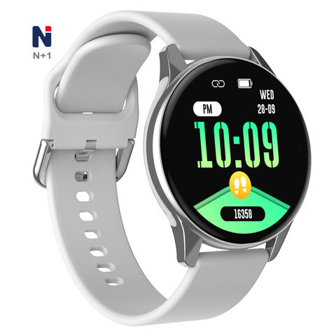 ساعة ذكية NKX19 DaFit بشاشة HD دائرية مقاس 1.38 بوصة، تصميم جديد وسعر جيد للعناية بالصحة - ساعة ذكية بميزة الاتصال