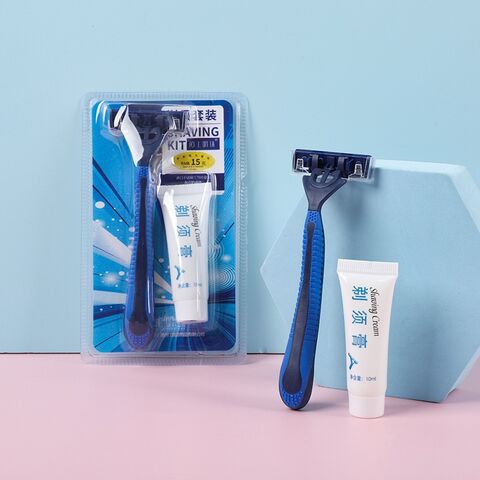 Kit de rasage à prix d'usine avec marque privée, kits de rasage pour hommes, kit de rasage en gros, kit de rasage pour hôtel, ensemble de rasage, ensemble de rasoir