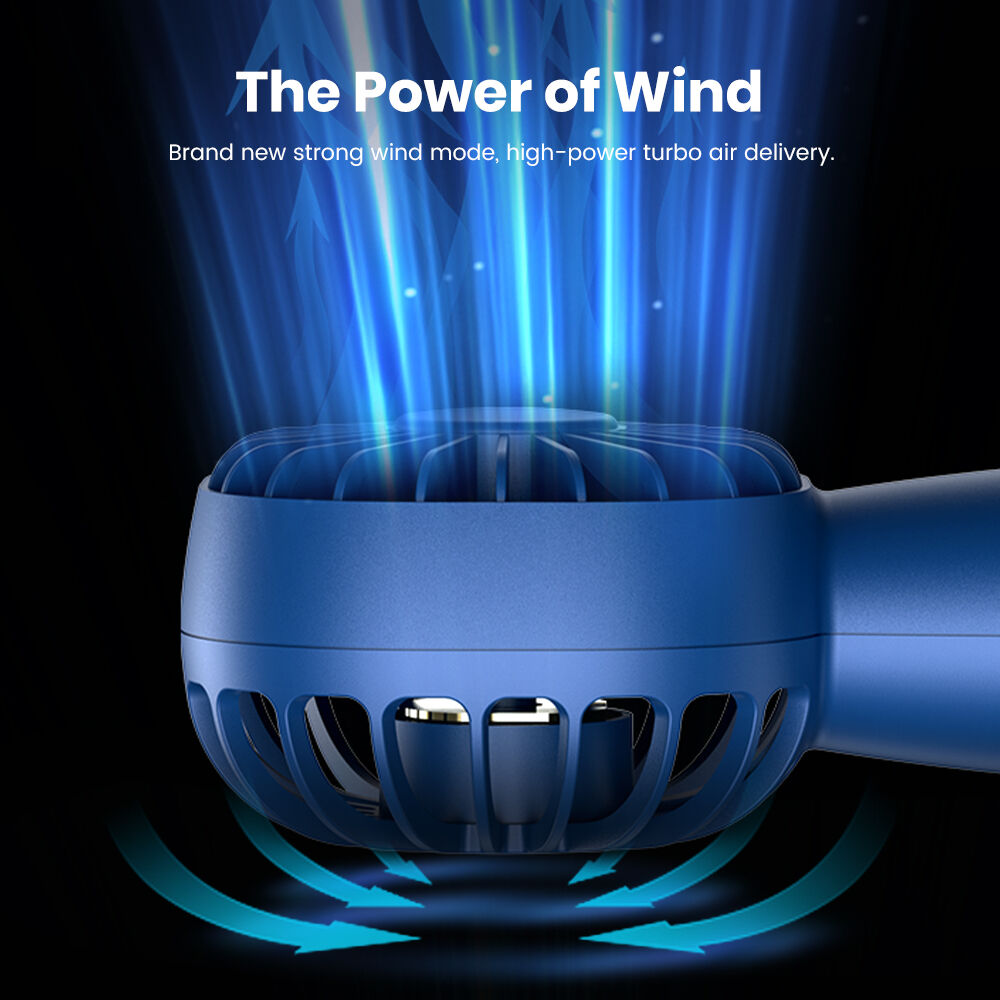 K25 1800mah Mini Portable Handheld Fan Cool Compact Usb Rechargeable ...