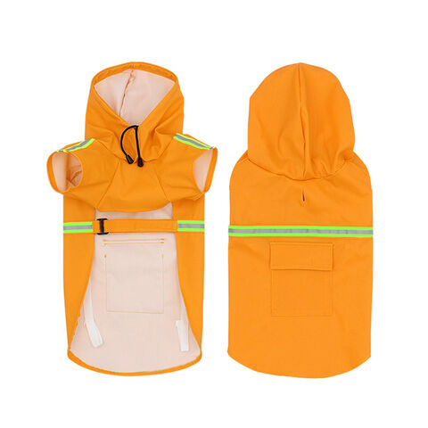 Fournisseur Veste de Pluie Réfléchissante pour Chien, Manteau de Pluie Ajustable avec Capuche pour Chiens de Grande, Moyenne et Petite Taille