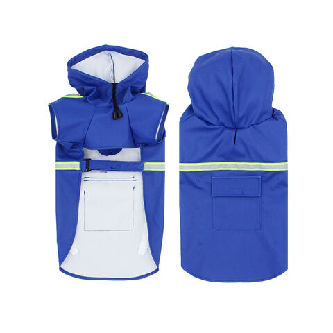 Fournisseur Veste de Pluie Réfléchissante pour Chien, Manteau de Pluie Ajustable avec Capuche pour Chiens de Grande, Moyenne et Petite Taille