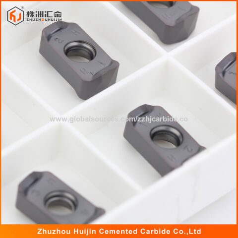 Plaquettes de fraisage à épaulement droit LNPU110408 en stock, outil de coupe pour fraiseuse et tour CNC, Plaquette de fraisage LNPU pour acier inoxydable