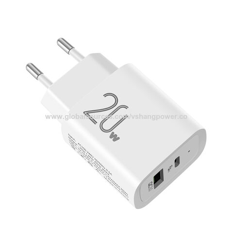 Fabrik direkt PD20W AU EU US UK Stecker Wand ladegerät A C Port Reise ladegerät 5 V3A Netzteil mit CE FCC