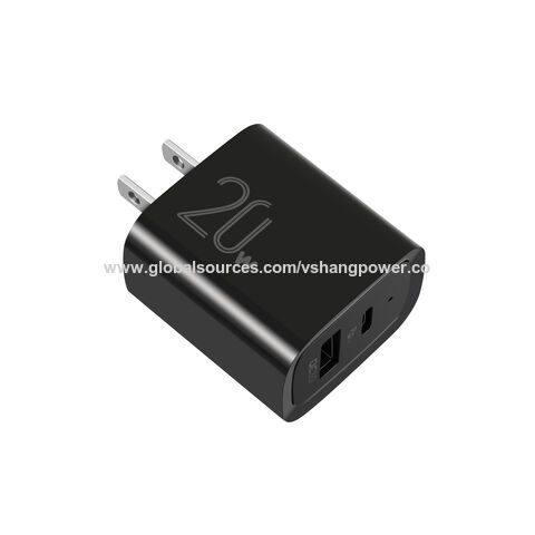 Fabrik direkt PD20W AU EU US UK Stecker Wand ladegerät A C Port Reise ladegerät 5 V3A Netzteil mit CE FCC