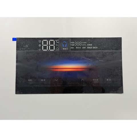 Diseño gratuito personalizado FPC circuito botón táctil capacitivo Interruptor de membrana panel gráfico superposición domo poli teclado