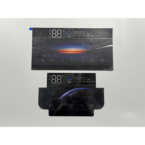 Diseño gratuito personalizado FPC circuito botón táctil capacitivo Interruptor de membrana panel gráfico superposición domo poli teclado