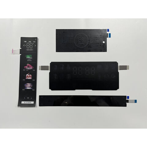 Diseño gratuito personalizado FPC circuito botón táctil capacitivo Interruptor de membrana panel gráfico superposición domo poli teclado