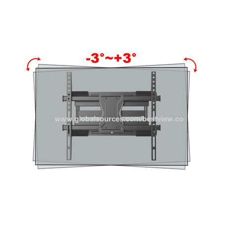 Soporte de Pared para Monitor TV con Movimiento Completo, Brazos Articulados, Giratorio, Inclinable, Extensible, Rotación E33SDXS-#6375