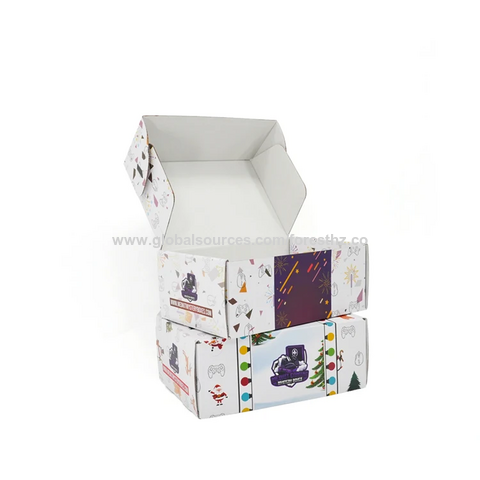 Cajas de Navidad de papel de galletas elegantes ciegas reutilizables personalizadas para el embalaje de la tarjeta de regalo de caramelo