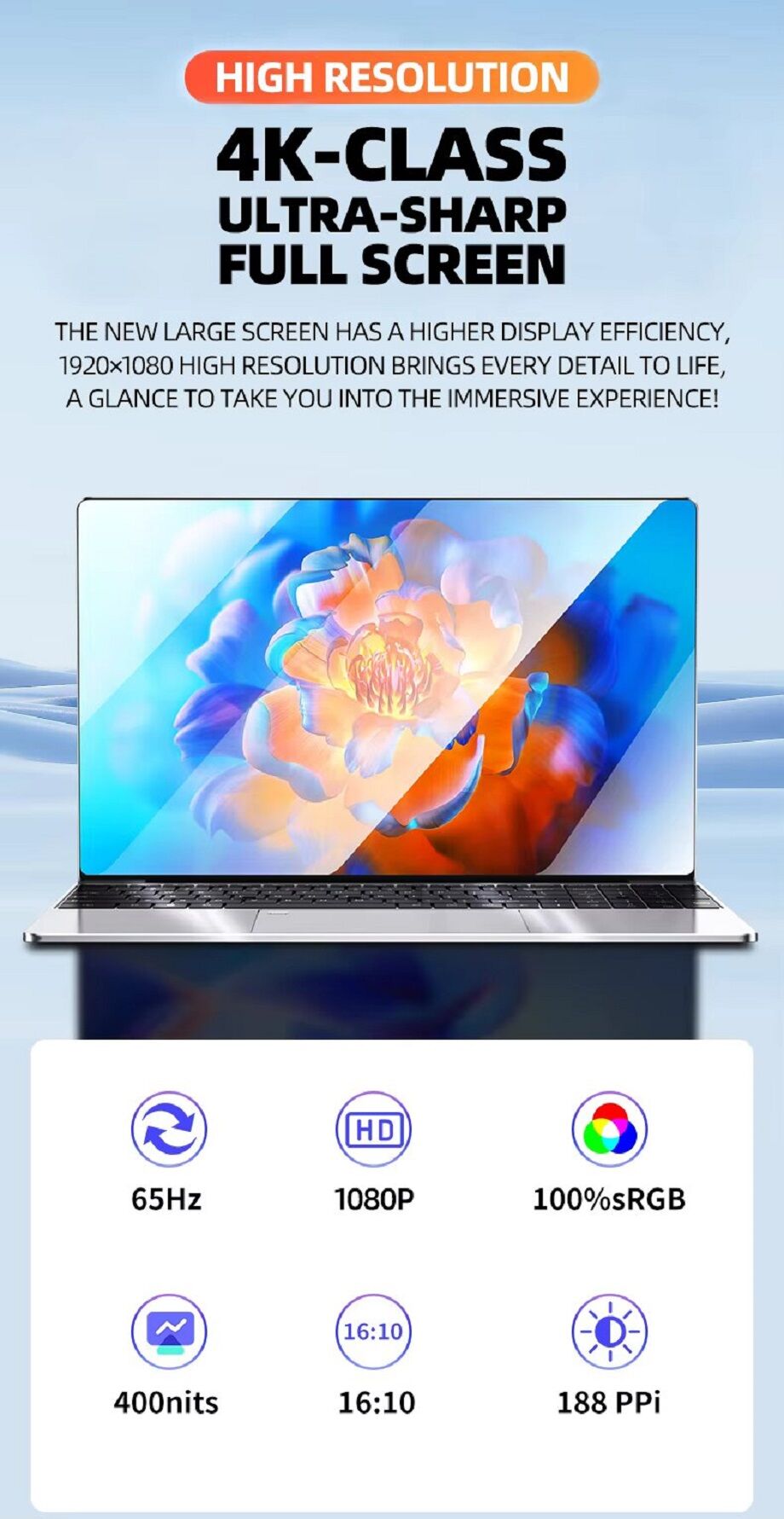 2025 New Model 17.3 Inch Large Screen 16gb(32gb) Ram+ 256gb (512g, 1tb ...