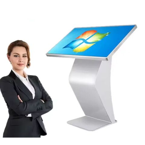 Sinalização Digital Profissional: Quiosque com tela sensível ao toque de sistema duplo de 21,5-65" com display de alta definição 1080P