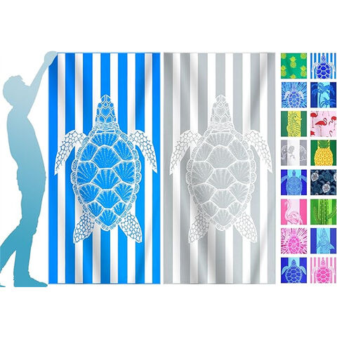 Kompaktes grünes Polyester-Strandtuch-Geschenkset mit Tragetasche für Fitnessstudio und Camping, Polyester-Strand-Reiseset, Strandtuch.