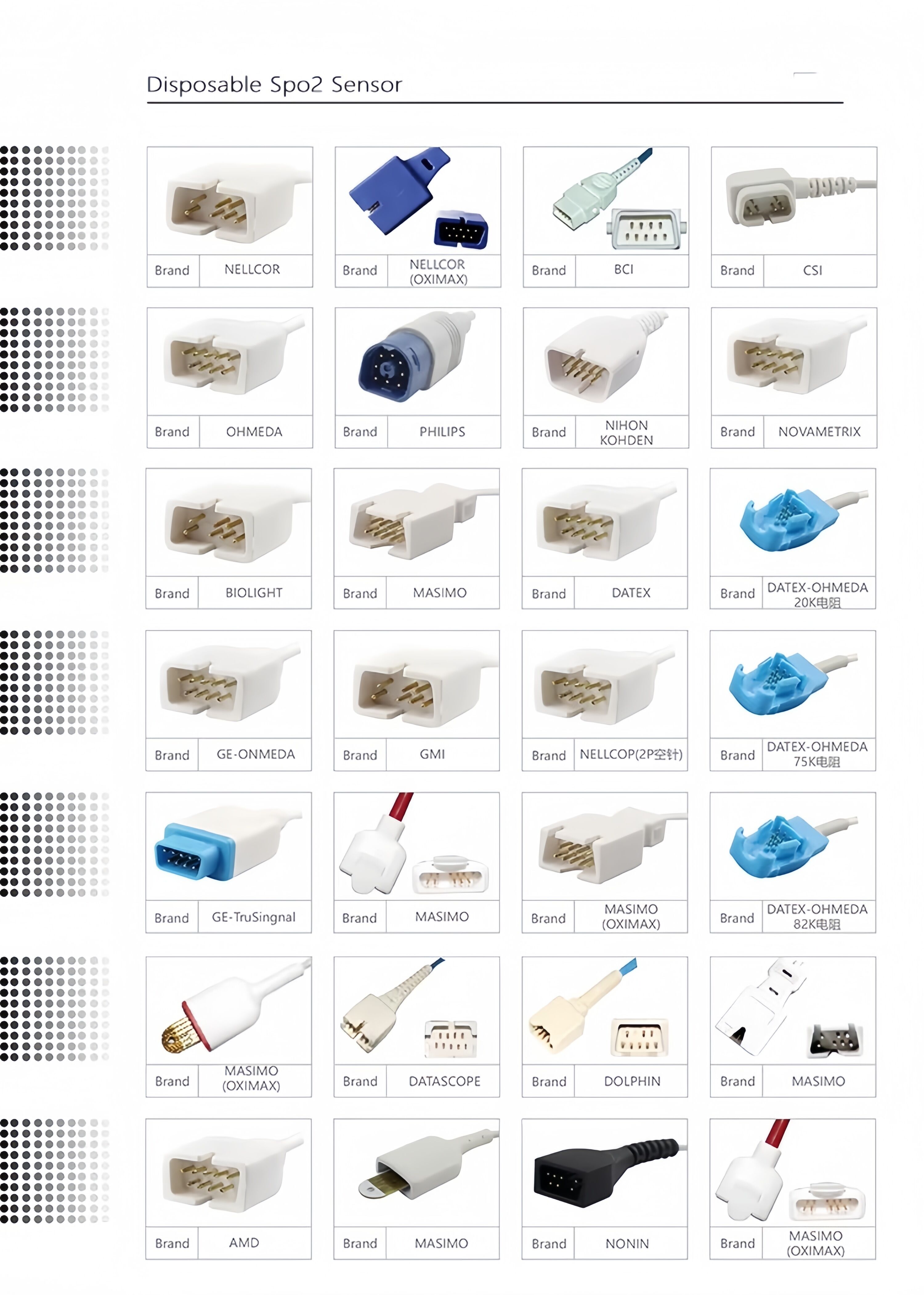 Spo2 Sponge Coreray Bulk Buy China Wholesale 9pin Adult Disposable Spo2 Sensor For Nihon ...