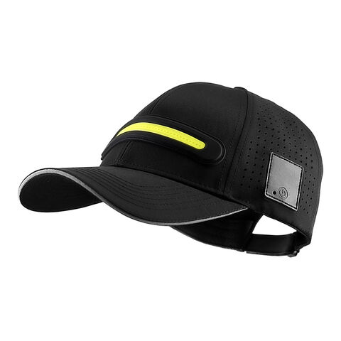 Chapeau Lumineux LED avec Bande Lumineuse, Éclairage Nocturne Puissant, Lampe Solaire - Idéal pour l'Extérieur