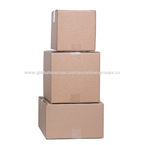 Caja de cartón de cinco capas, cuadrada, rectangular, alta, estrecha, ancha, plana, para envíos exprés y embalaje