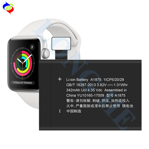 Bateria de Substituição OEM A1850 A1875 para Apple Watch IWatch Series 3 GPS Versão 38mm-42mm