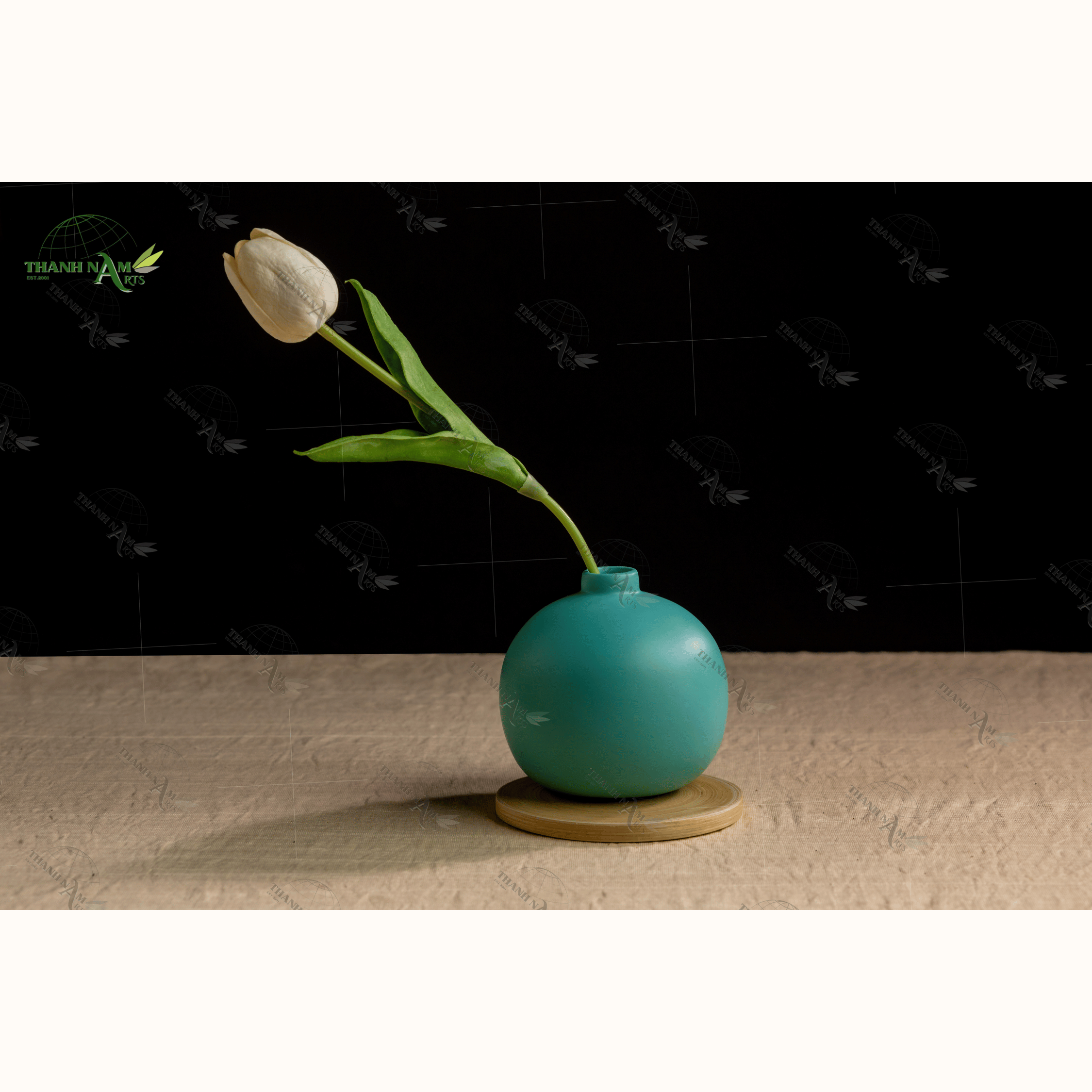 The Spun Bamboo Flower Vase