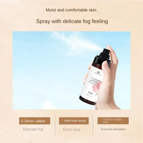 Hydrolat d'Extrait de Rose 100% Pur : Tonique Facial Lissant, Hydratant, Éclaircissant pour Soin de la Peau - Spray Tonique Visage