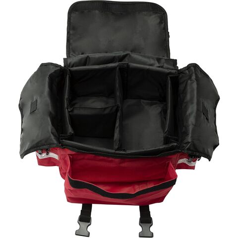 Sac de Premier Secours Rouge Professionnel Vide, 43 x 23 x 18 cm, Trousse de Premiers Soins Traumatologiques EMT pour Paramédicaux et Urgences Médicales