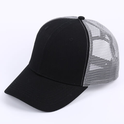 Casquette de camionneur personnalisée avec logo, 6 panneaux, chapeau en polyester pour sublimation, casquettes de camionneur en maille