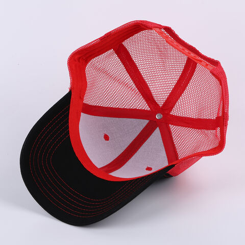 Casquette de camionneur personnalisée avec logo, 6 panneaux, chapeau en polyester pour sublimation, casquettes de camionneur en maille
