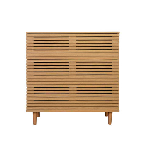 Holzkommode mit 3 Schubladen, Sideboard-Aufbewahrungsschrank, Nachttisch mit Schublade, Boho-Kleinschrank, Kommode mit 3 Schubladen, Beistelltisch