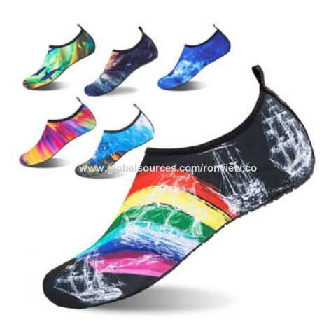 Chaussettes de plongée, chaussures à séchage rapide pour sports nautiques, chaussures d'eau pieds nus antidérapantes pour natation et plage