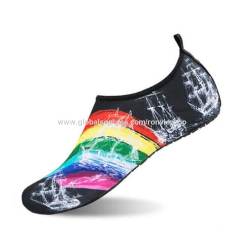 Chaussettes de plongée, chaussures à séchage rapide pour sports nautiques, chaussures d'eau pieds nus antidérapantes pour natation et plage