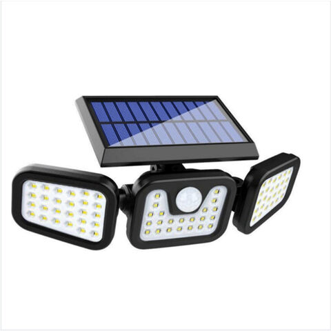 Lámpara solar de pared con sensor humano, luz exterior giratoria, iluminación impermeable para patio, farola pequeña