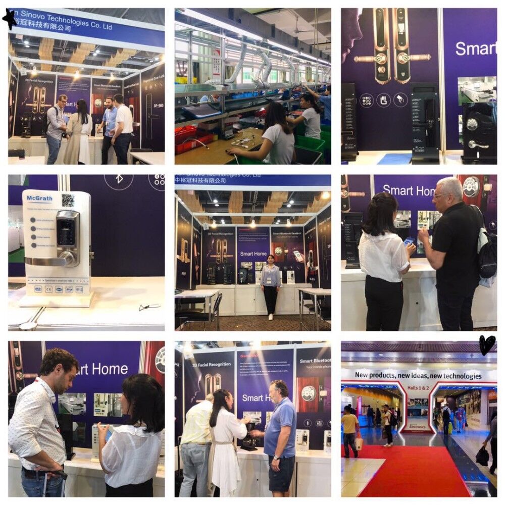 Hands-free 3d Face Recognition Lock Ams Sensor Wake-up Auto-lock Works ...