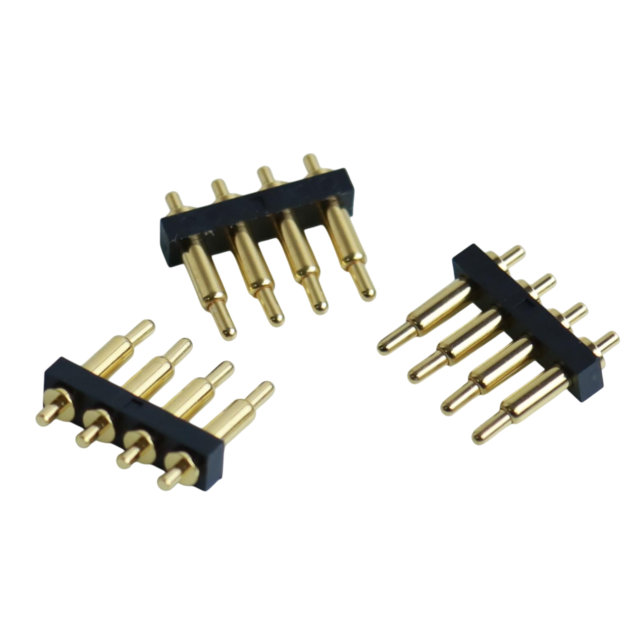 Custom Length 2.54mm Pogo Pin Dip Brass Spring Loaded Magnetic Cable ...