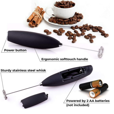 Batedor de Bebidas para Café, Espumador de Leite Portátil, Fabricante de Espuma