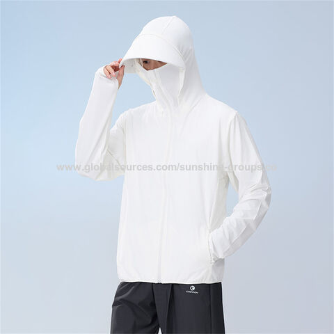 Vêtements de protection solaire en soie glacée pour hommes et femmes, veste légère et respirante anti-ultraviolets, nouveaux vêtements de pêche d'été 2023